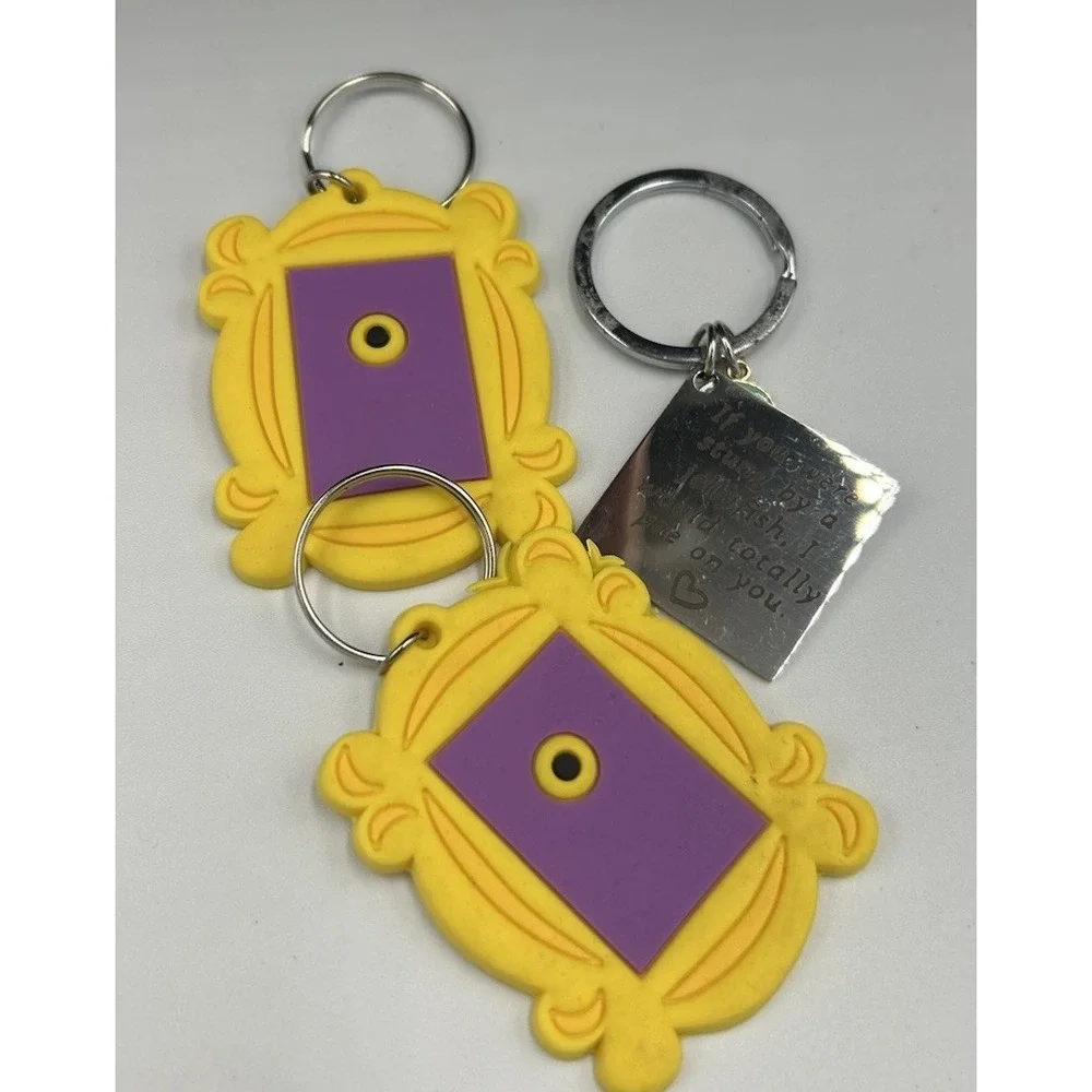 FRIENDS TV series how you doing‎ keychain , If you were a jelly fish Lot Of 3